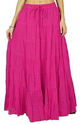 Phagun Jupe Longue Beach Wear Coton Summer Wear Vêtements