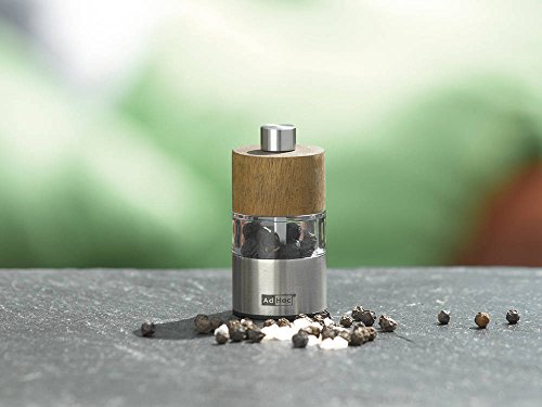 Pfeffer- Oder Salzmühle David, Ceramic Mahlwerk Ceracut®, Edelstahl/Akazienholz/Acryl, D: 3,2 Cm, H: 6,2 Cm - 3