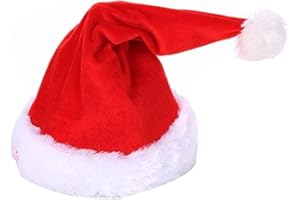 ZiaWorld Singing and Dancing Santa Hat for Kids, Christmas Hat Funny Plush Hat Red and White Rocking Musical Christmas Hat, Christmas Gifts for Children, New Year, Party Supplies