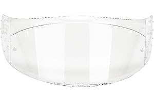 TISHITA Reemplazo de La Lente de La Visera Del Casco Integral de La Motocicleta MT V-14 para Targo - Transparente