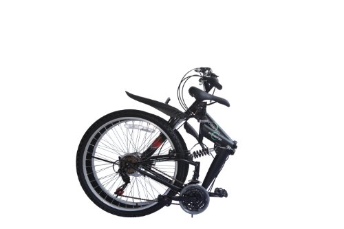 ecosmo ecosmo zusammenklappbares Mountainbike-Fahrrad 66 cm / 26 Zoll, 21 Gänge SHIMANO-26SF02BL - 2