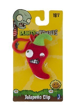 Preisvergleich Produktbild Plants vs. Zombies Jalapeno Plush Clip On by Jazwares