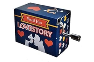 Fridolin Love Story Welt Hit Mini Drehorgel Spieluhr Kurbelwerk World Hit