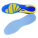 SOFIT Plantillas para Zapatos de Gel Amortiguadoras, Plantillas de Gel Masaje para Deportivas, Antibacterianas y Flexibles, de Silicona ((43-45))