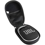 Hermitshell - Custodia rigida da viaggio per JBL Clip 4, mini altoparlante Bluetooth portatile, colore: Nero