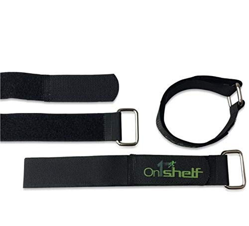 Preisvergleich Produktbild O1shelf® Klettverschlussgurte mit Metallschnalle, 1 Stück