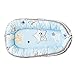 Produktbild iStary Babynest Kuschelnest Lulando Reisebett Nest Stoßdämpfer Bionisches Tragbares Multifunktionsreise Krippe Neugeborene Matratzen Baumwollwiege Schwimmend Pad Bad Badewannensitz Bett (0-24 Monate)