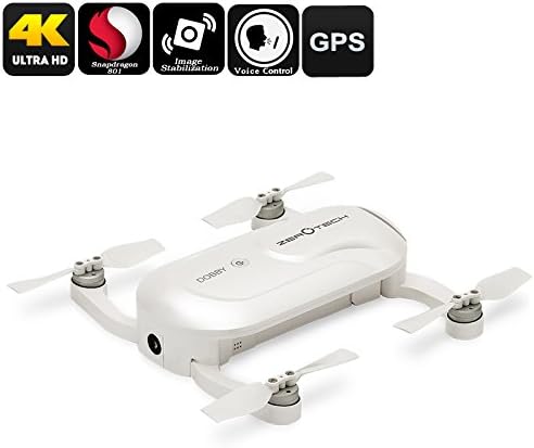 Dobby Folding 4K Camera Drone 13MP Camera Quad Core CPU Image Stabilization GPS