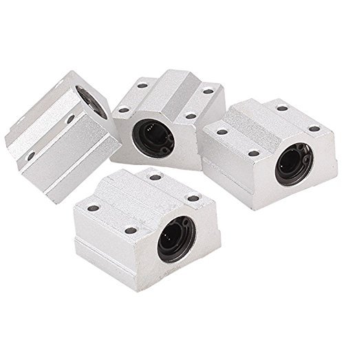 HICTOP 4PCS Linear Motion-Kugellager CNC SCS8UU Schlitteneinheit Buchse Linearrollenlager Gleitblock - 3