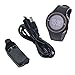 Produktbild Wokee Garmin Approach S3 GPS Golf Watch Ladegerät (3,3ft/100cm), Ersatz USB Lade Ladekabel Draht Kabeldose Daten Sync 1M USB Dock Ladegerät Lade Datenkabel für Garmin Golf Watch