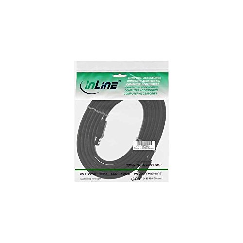 InLine 1 m eSATA zu SATA geschirmtes Kabel – Schwarz - 2