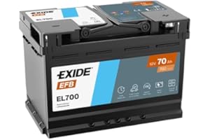 ROFIBA BATTERIE Batteria 2025 Exide EL700 70Ah 760A 12V Start-Stop EFB L3 = ROFIBA 70760