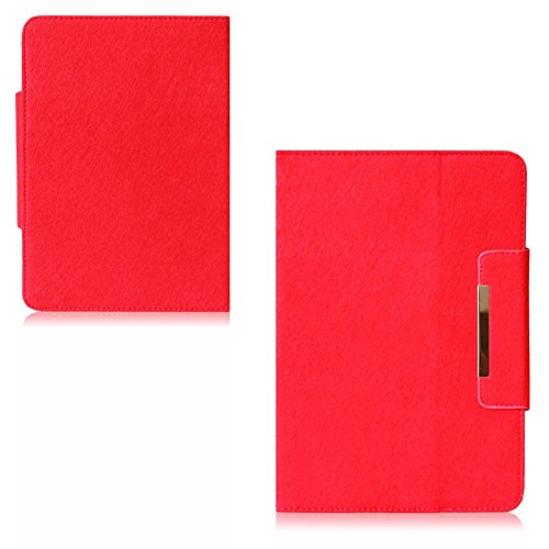 UC-Express Robuste Filz Hülle für Ihr Medion Lifetab P9702 X10302 P10400 P10506 P10505 S10366 S10365 S10352 S10351 Tablet aus hochwertigem Kunstleder mit umweltfreundlichem Filz designt praktischer Standfunktion kombiniert Schutz und Design Tasche Cover Case - 4