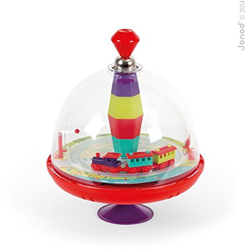 Janod Musical Train Spinning Top