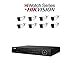 Produktbild hiwatch von HIKVISION 4 MP IP Sicherheit Kamera System mit 8 CH Poe HD NVR und 8 x 4 Megapixel 2688 x 1520 Wetterfest CCTV Bullet Kamera, Power Over Ethernet Kit