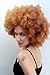 Party/Fancy Dress/Halloween AFRO WIG reddish red-brown brunette foxy brown funk 70ies SUPERBAD HUGE VOLUME PW0067-25MK36