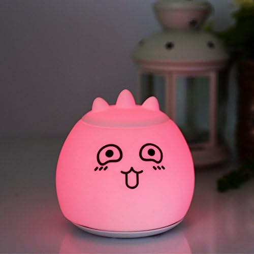 Osraed Led Intelligent Charging At Night Sleep Pat Creative Nightlight Luminous Colorful Silicone Animal Lamp,Monster Money