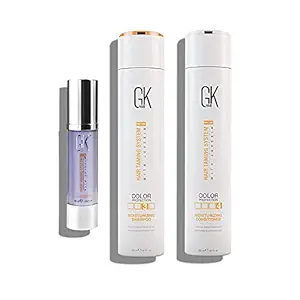 GK HAIR Moisturizing Shampoo and Conditioner Set 300ml with Cashmere Cream enriched with Argan Oil-50 ML