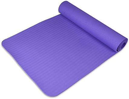 Yoga Mat,Anti-Tear Exercise Yoga Mat,Eco Friendly Yoga Mat,Textured Non Slip Surface in Home Outdoor Use(1/4"Thick,24*71")