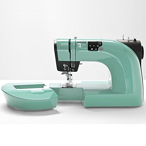 Toyota Oekaki50G Kreativ Freiarm Nähmaschine Oekaki mit 50 Programmen und Freihandstickfunktion, grün - 2