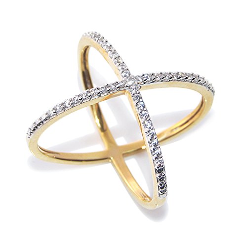 YouBella Jewellery Gold Plated American Diamond Adjustable Ring for Girls and Women RS.199 (88.00% Off) - Amazon