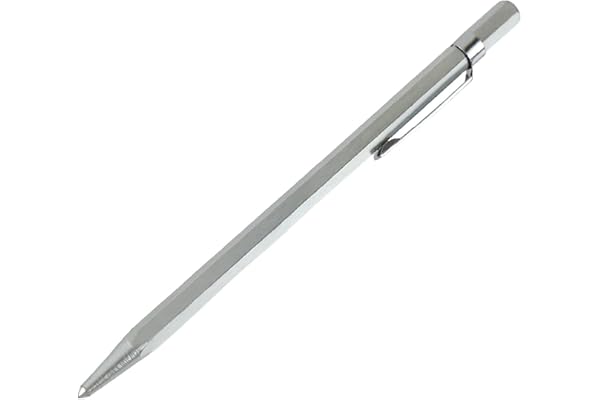 Stylo multifonction à pointe en carbure de tungstène - Outil de grattage précis pour carrelage, verre, métal, projets d'artisanat - Pointe de tungstène - Stylo de gravure en céramique