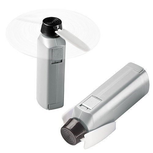 Handventilator | Büroventilator | Taschenventilator | inkl. 2x AAA Batterien - 3