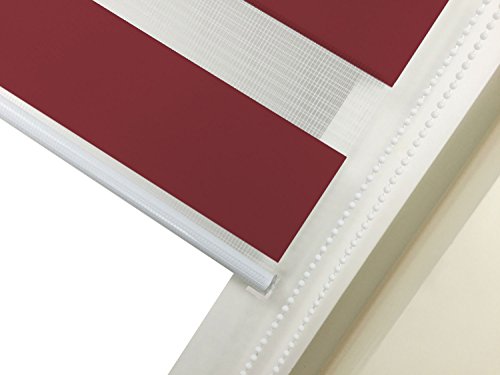 Doppelrollo Bordeaux Rot SUNWORLD - 7