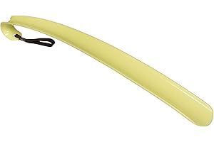Homecraft Plastic Shoehorn, Non-Retail Packed, 16.5" Long, Easy-Hold Handle, Lightweight, Durable and Comfortable, Adaptive Dressing Aid for Elderly, Disabled and Handicapped, Put Shoes On Easily