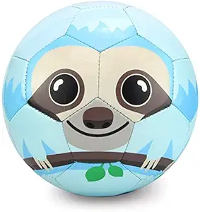 Toyshine Edu-Sports Kids Football Soccer Educational Toy Ball, Size 3, 4-8 Years Kids Toy Gift Sports - Sloth