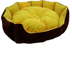 Gorgeous Luxurious Velvet Pet Bed for Dogs & Cats (Export Quality)- Medium