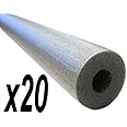 20 metres of Climaflex (20m) for 22mm outside diameter bore pipes - Foam Insulation Lagging 9mm wall thick thickness