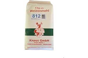 KNAUS GMBH Weizenmehl Type 812 Weizenmehl in Bäckerqualität (5 kg)