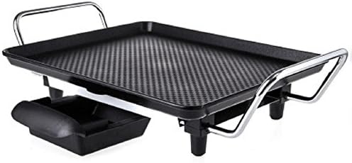 YI WORLD Household Smoke-free Grill Electric oven Electric baking pan Sizzling barbecue Multifunction Flat stove , electric hotplate 30*25cm