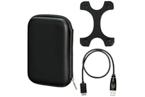 GUANHE Paquete de caja de bolsa de disco duro de disco duro móvil de 2.5 '' Cable USB 3.0 Cubierta de protección de silicona Juegos de accesorios de HDD