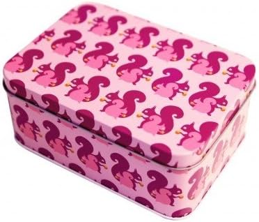 Blafre Squirrel Rectangular Tin Box