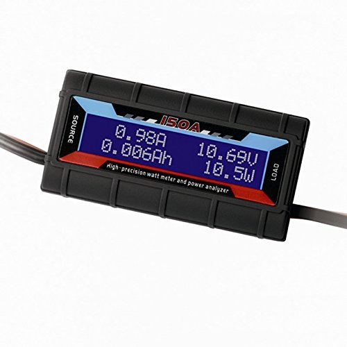 uniquegoods New RC Spannung Volt Watt Meter Power Analyzer Akku Performance Monitor Verbrauch High Precision LCD Display Balancer 60 V Modell Tester - 130A