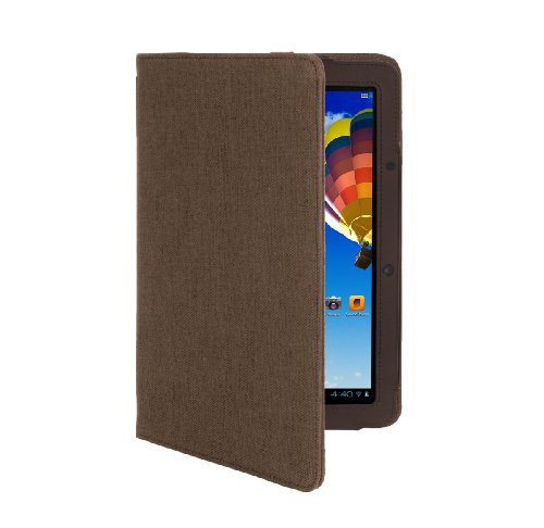 Cover-Up „Version Stand“ Kakao Braune Natürliche Hülle aus Hanf mit Mehrfachansicht für Acer Iconia A510 / A700 10,1 zoll Tablet - 7