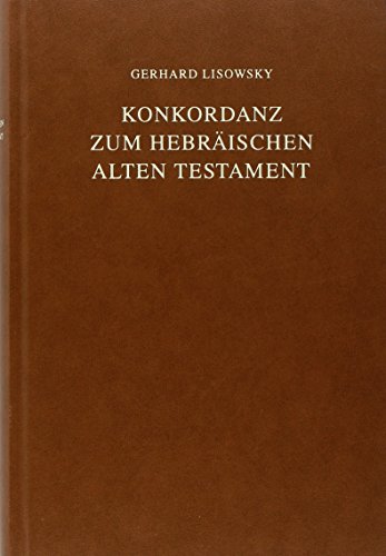 Pdf Konkordanz Zum Hebraischen Alten Testament Concordance To The Hebrew Old Testament Epub Trudiechile