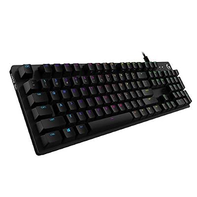 Logitech G512 SE Clavier Gaming Mécanique, Eclairage RVB LIGHTSYNC, Switchs GX Blue, Alliage Aluminium 5052, Touches de Fonction Complètes, Relais USB, Clavier Gamer Français AZERTY - Noir