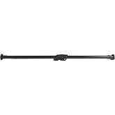 Zethome Bathroom Shower Curtain Pipe 120cm-200Cm Black Shower Curtain Hanger Shower Pipe Metal