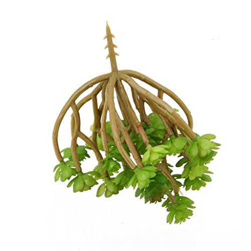 Kuenstliche 13 Zweig Buendel Kaktusfeige Foliage kunstblumen Kunstpflanz Pflanze Hauptdekor - 4