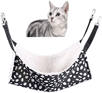 Polo honey 1pc 37cm x 37cm Pet Rat Hammock/ Ferret/ Rabbit/ Chinchilla/Cat Cage Hammock Puppy/Cat Polk Dot Bed Cover