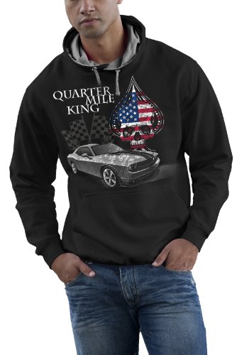 Rock Style Quarter Mile King - American Muscle Car 701467 Hood L