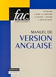 Image de Manuel de version anglaise : Textes, traductions, commentaires