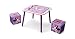 Disney Minnie Mouse Table and Ottoman Set with Storage