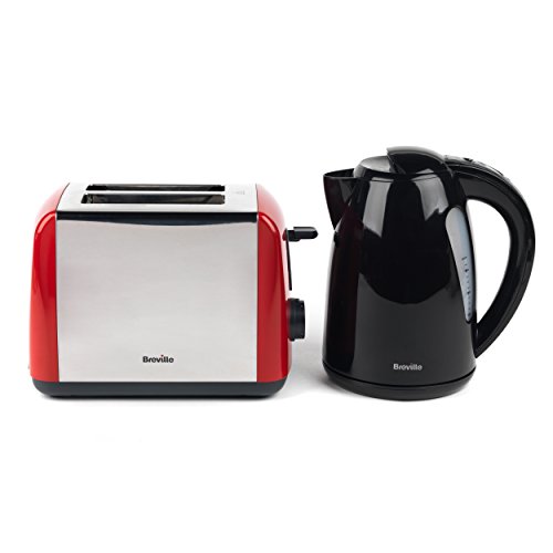 Breville Black Litre Plastic Jug Kettle And Red Desertcart
