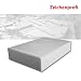 Produktbild XPS Hartschaum fein,8 x 60 x 125 cm, silbergrau