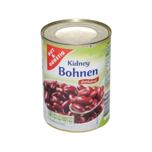 GUT & GÜNSTIG GUT & GÜNSTIG Kidney Bohnen dunkelrot - 1 x 400 g GUT & GÜNSTIG GUT & GÜNSTIG Kidney Bohnen dunkelrot - 1 x 400 g