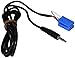 Price comparison product image Aerzetix: Car Radio Cable Adapter - Mini ISO to 3.5 mm Jack Connector